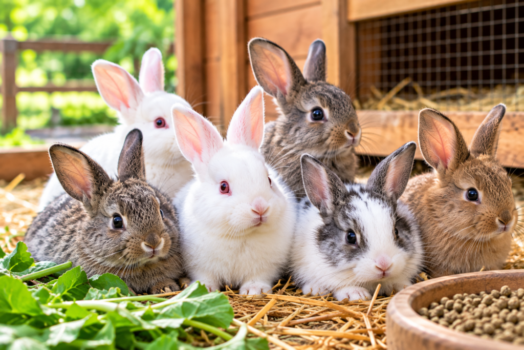young rabbits